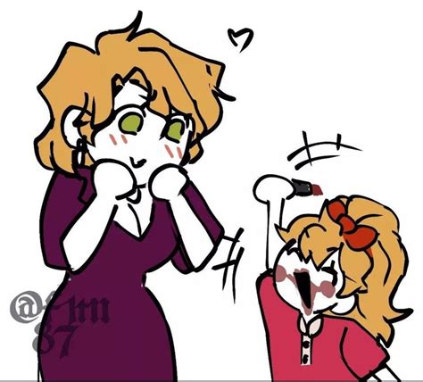 Mrs Afton And Elizabeth Fnaf Funny Fnaf Characters Anime Fnaf