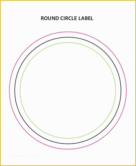 Free Round Sticker Label Template Of 2 Round Label Template 20 Per ...