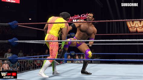 Macho Man Randy Savage Vs Razor Ramon WWF2K YouTube