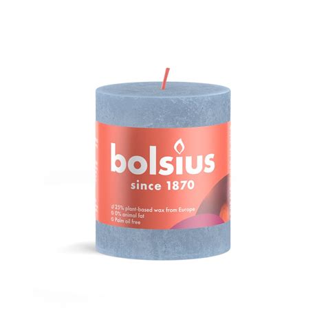 Bolsius Stompkaars Rustiek Sky Blue 8 Cm 7 Cm Kopen Cookinglife