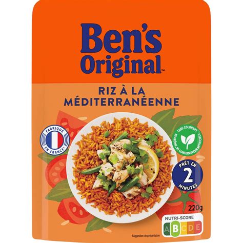 Ben S Original Riz La M Diterran Enne Pr T En Minutes G Pas Cher