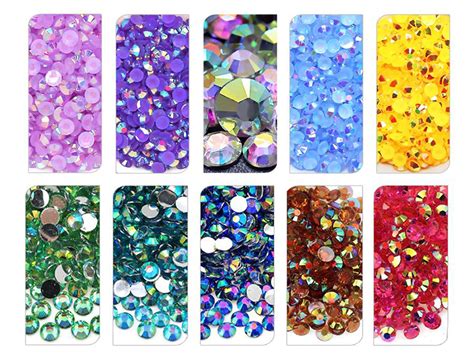 Wholesale Bulk Package Flatback Crystal Stones Mm Mm Mm Mm Mm Non Hot Fix Strass Jelly Pink