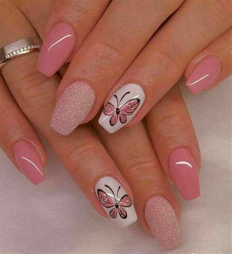 Pin On Nails Floral Nails Butterfly Nail Art Nail Art Designs