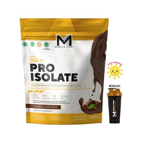 Jual Muscle First Gold Pro Isolate Whey Protein Lbs M Rasa Coklat