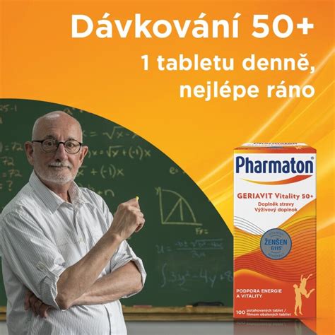 Pharmaton Geriavit Vitality Tbl Skladem Benu Cz