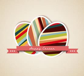 Funny Easter Eggs Happy Card Royalty Free Vector Image