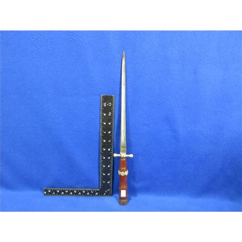 Souzy Paris Triangular Bayonet/Dagger - 11" Blade