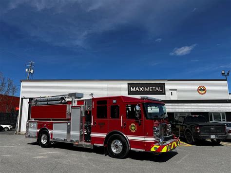 Smithers Fire Rescue Autopompe Fire Truck Maximetal