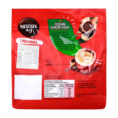 Nescafe Original 3in1 Coffee Mix 18 G Online At Best Price Coffee