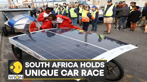 Wion Climate Tracker South Africa Hosts Sasol Solar Challenge Youtube