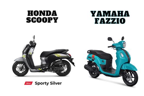 Fitur Canggih Dari Honda Scoopy Yamaha Fazzio Bikin Takjub