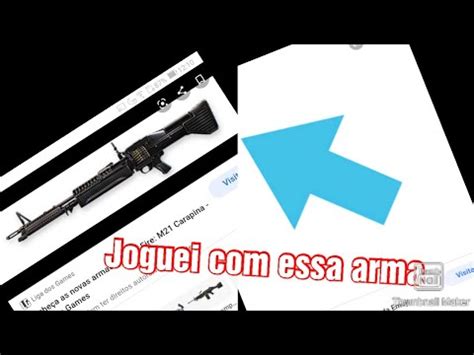 A Primeira Arma Que Encontrei A Partida Eu Joguei At No Final No Free