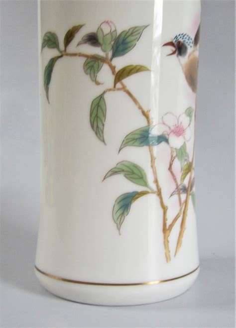 Vintage Vase Japan Bird On A Branch Bone China 1970s 1980s Etsy