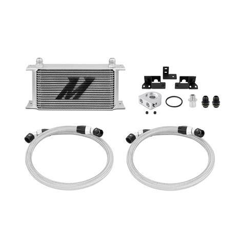 Mishimoto Aluminum Oil Cooler Kit For 07 11 Jeep Wrangler Jk With 3 8l Engine Quadratec