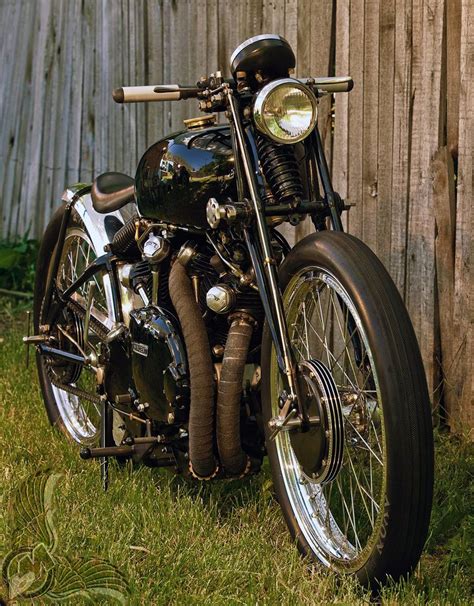 Vintage Bike Of The Day 1952 Vincent Black Lightning BikerMetric