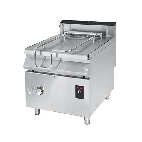 Sauteuse Basculante Gaz Capacité 120 Litres avec Cuve en Inox