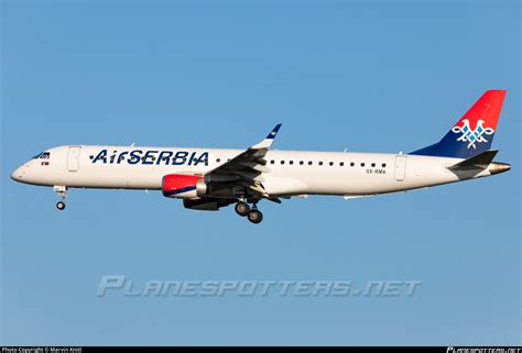 SX RMA Air Serbia Embraer ERJ 195LR ERJ 190 200 LR Photo By Marvin