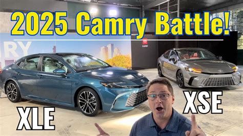 2025 Camry XSE Vs XLE I Compare You Decide YouTube