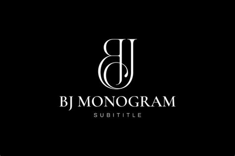 Premium Vector Modern Luxury Initial Bj Monogram Logo Design Vector