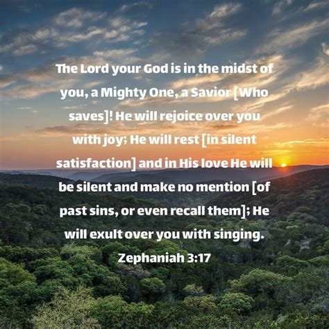 The Lord Your God Is In The Midst Of You A Mighty One A Savor I Who