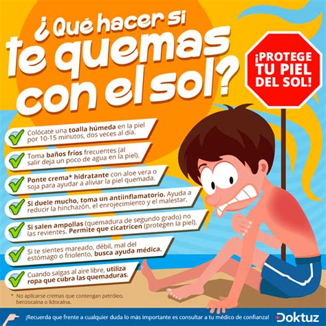 Qu Hacer Si Te Quemas Con El Sol Https Doktuz Wikidoks Prevencion