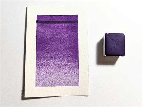 Manganese Violet Pv16 Handmade Watercolor Paint Matte Etsy