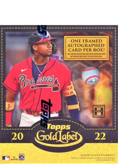 2022 TOPPS GOLD LABEL1 Trading Card Journal