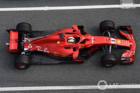 Sebastian Vettel Ferrari Sf71h At Barcelona March Testing