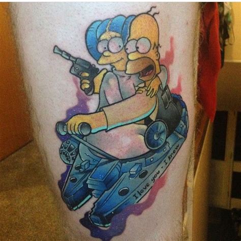 Bexlowetattoos For All The Star Wars Fans Thesimpsonstattoo