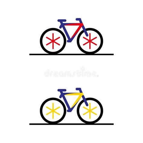 Bicycles Stock Vector Illustration Of Colors Cycling 95120301