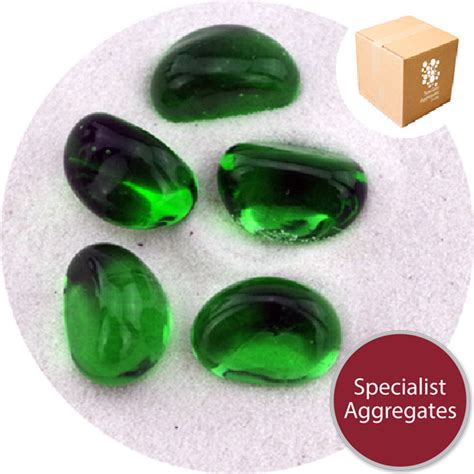 Buy Glass Stones Forest Green Specialist Aggregates Ltd