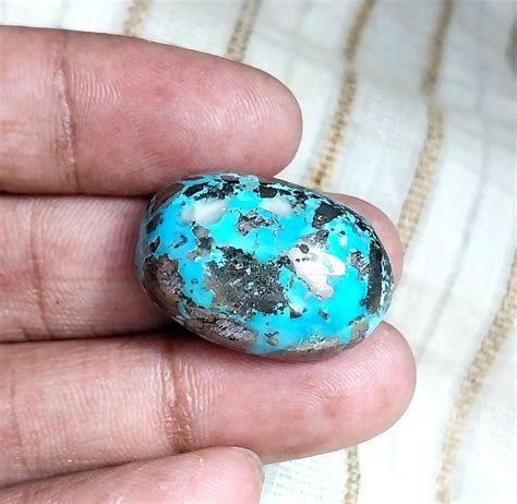 Nishapur Turquoise Persian Turquoise Oval Cabochon X X Mm