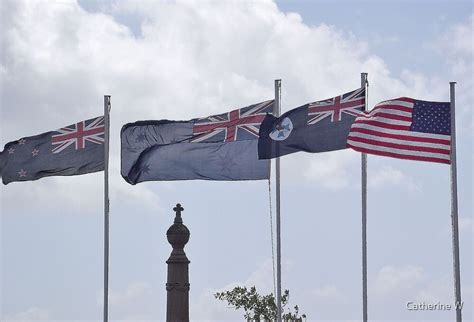 "ANZAC Day Flags" by Catherine W | Redbubble