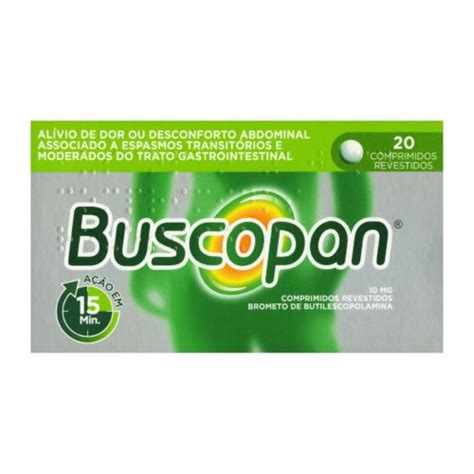 Buscopan 10 Mg 20 Comprimidos Revestidos