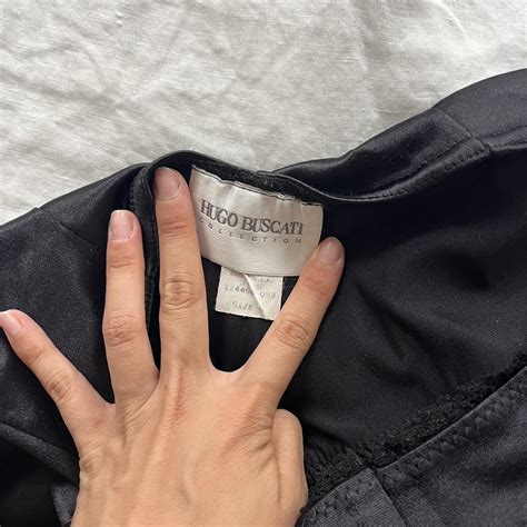 Vintage Black Lingerie Dress Light Padding In The Depop