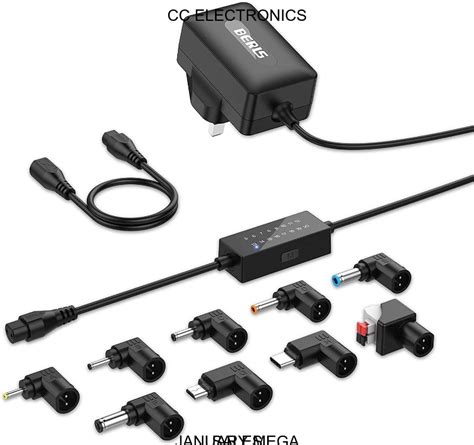 XNewx BERLS 24W Adapter Universal AC To DC Multi Voltage Switch 5V 20V