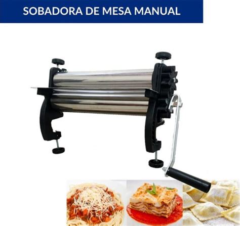 Sobadora Laminadora Manual Rodillo Cm Ajustable Mesada Electrox