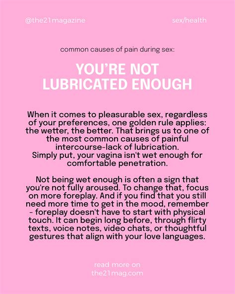 21 MAG | Feeling temporary pain during sex isn’t uncommon—we’ve all