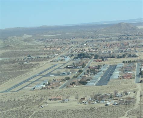 Landing at Rosamond California