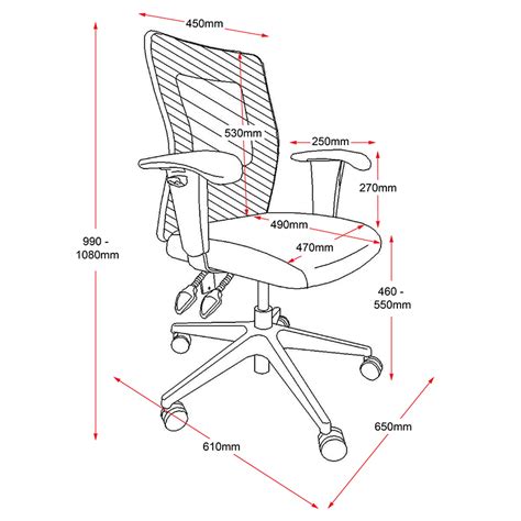 Ergonomic Chair Dimensions