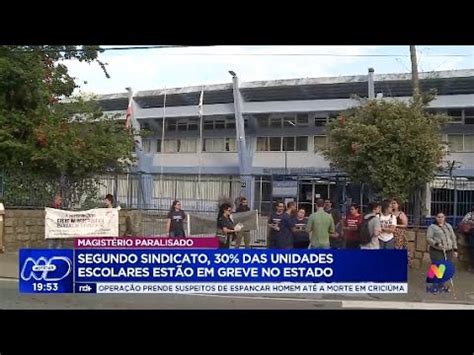 Greve Dos Professores Em Santa Catarina Magist Rio Paralisado