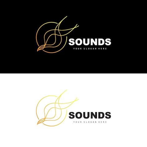 Premium Vector Sound Wave Logo Equalizer Design Music Wave Vibration