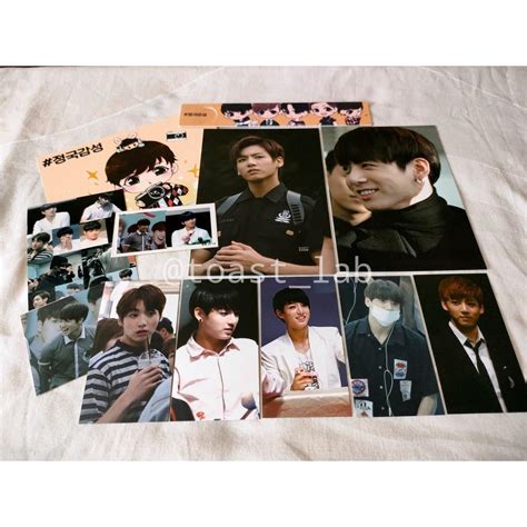 Bts Jungkook Fansite Goods Photocards Postcards Stickers Hobbies