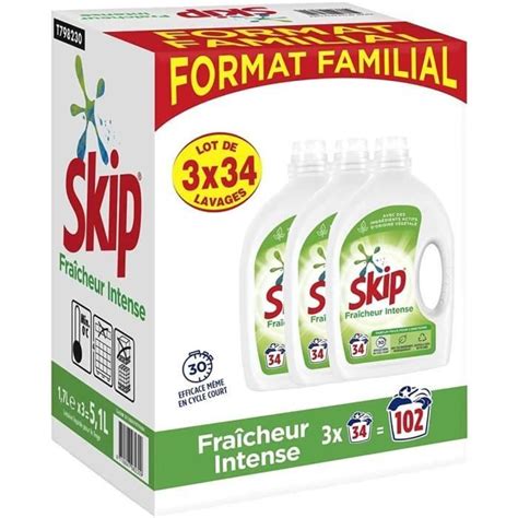 Skip Lessive Liquide Fraicheur Intense X R Sultat Id Al Sur Les