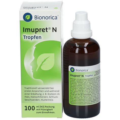 Imupret N Tropfen Ml Shop Apotheke