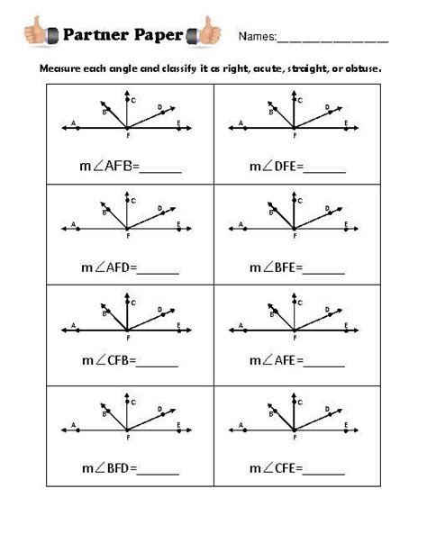 Worksheet With Answers Angle Bisector Rule - Angleworksheets.com