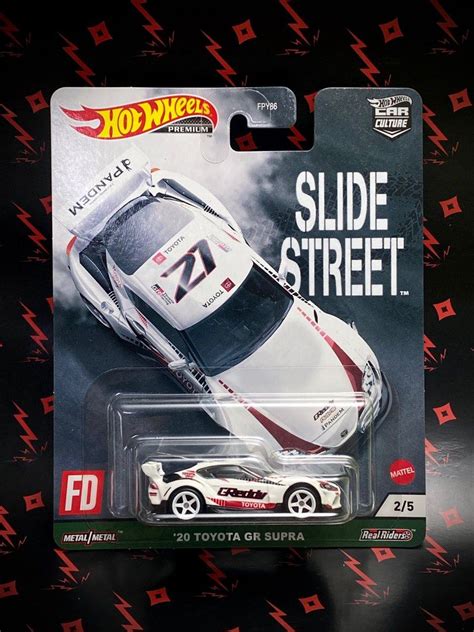 Hot Wheels Toyota Gr Supra Greddy Pandem Slide Street Hotwheels Cruise Boulevard Hobbies