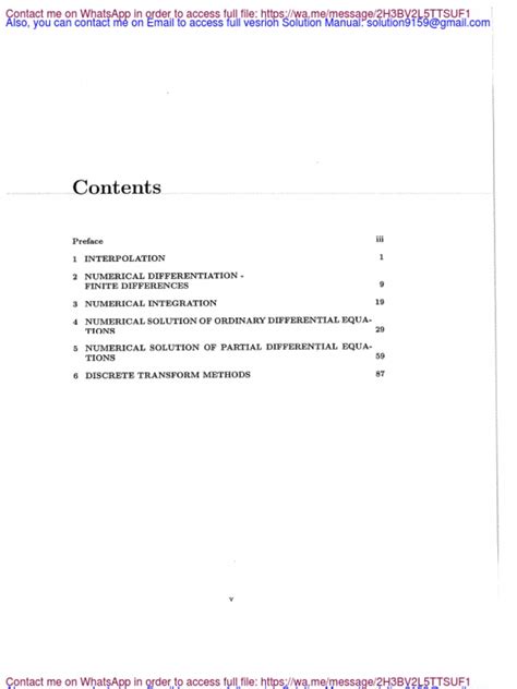 Sample For Solution Manual Fundamentals Of Engineering Numerical Analysis 2nd Edition By Parviz