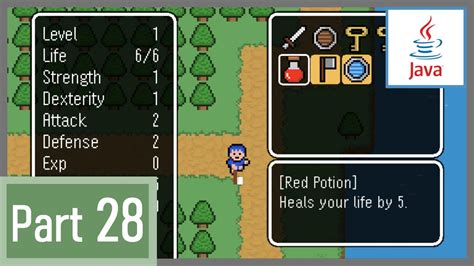 Equip Use Items How To Make A 2D Game In Java 28 YouTube
