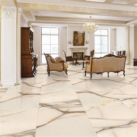 Stiles Rmeity Marble Beige Polished Rectified 600x1200mm Stiles